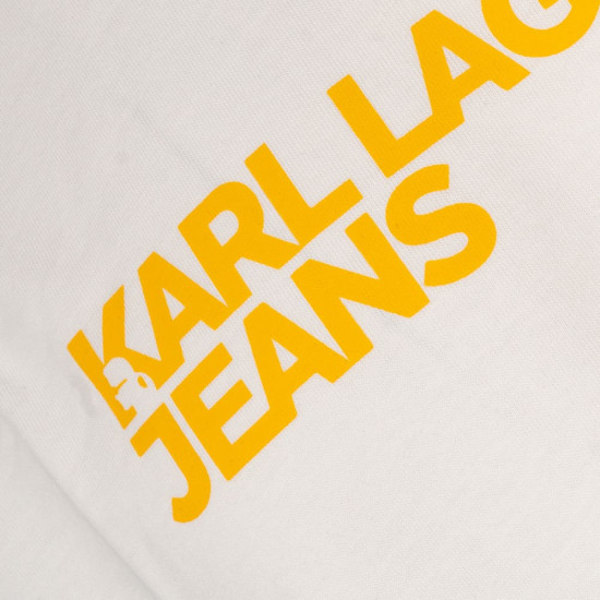 Karl Lagerfeld Εκρού T-shirt C Neck - A1M17002
