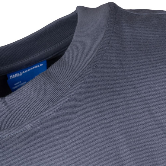 Karl Lagerfeld Γκρι T-shirt C Neck - A1M17002