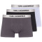 Karl Lagerfeld Μαύρο/Λευκό/Γκρι Boxer 3Pcs - A1M47020