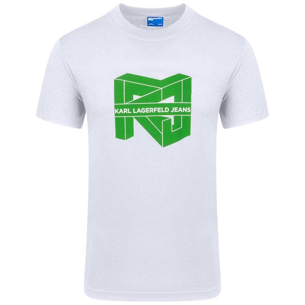 Karl Lagerfeld Λευκό T-shirt C Neck - A2M17037