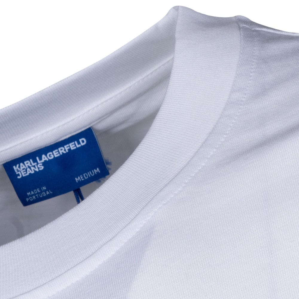 Karl Lagerfeld Λευκό T-shirt C Neck - A2M17037