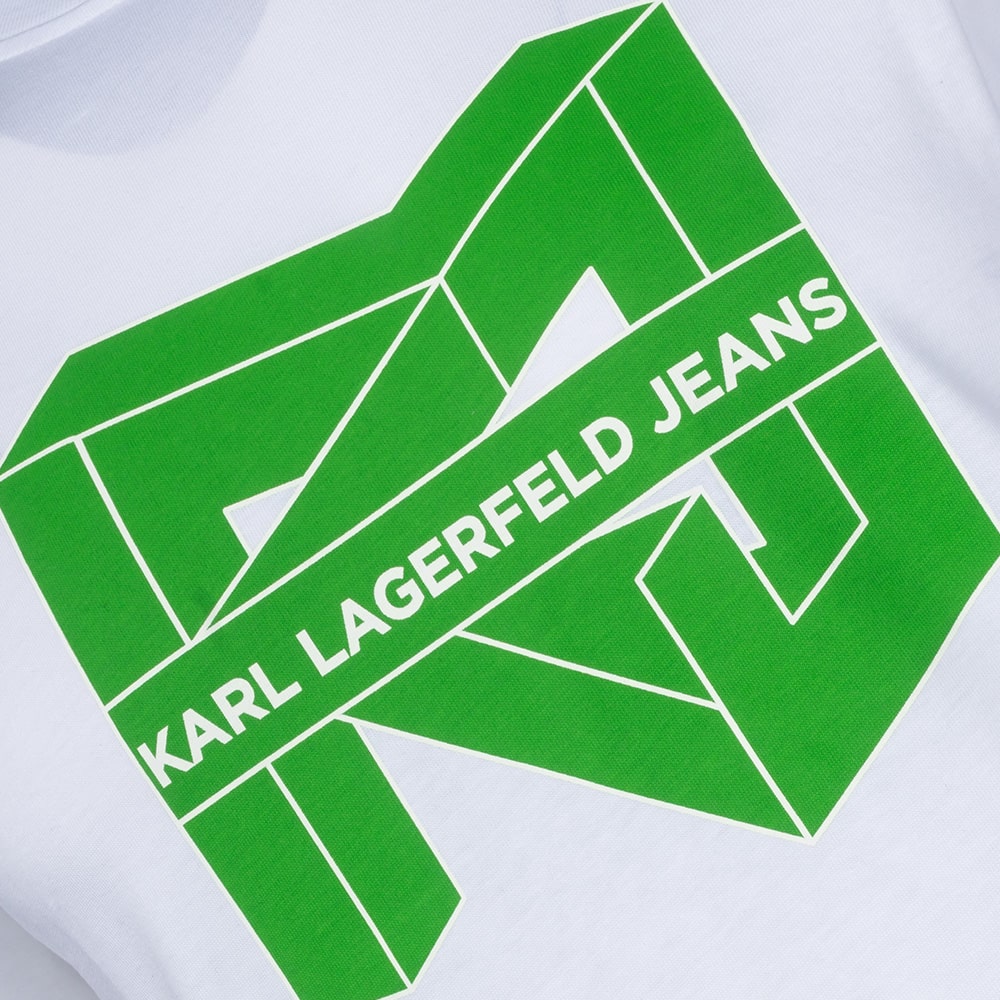Karl Lagerfeld Λευκό T-shirt C Neck - A2M17037