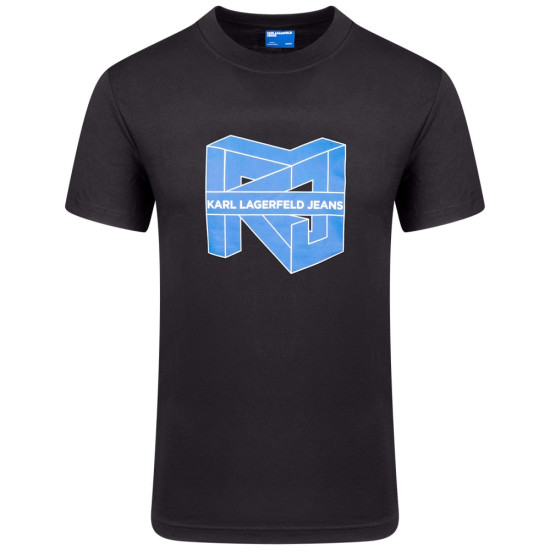 Karl Lagerfeld Μαύρο T-shirt C Neck - A2M17037