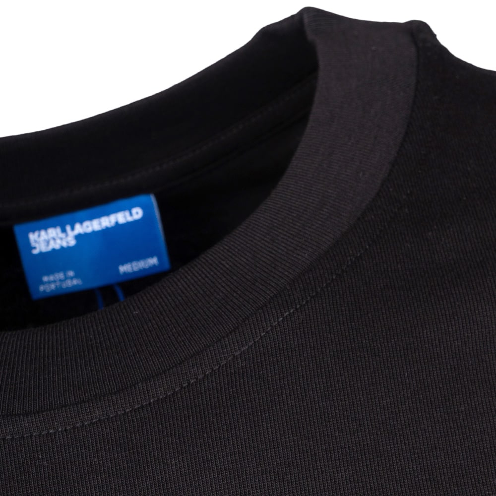 Karl Lagerfeld Μαύρο T-shirt C Neck - A2M17049