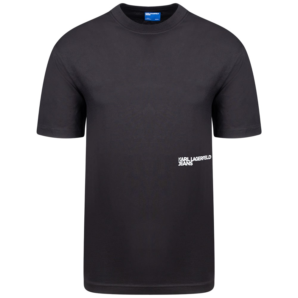 Karl Lagerfeld Μαύρο T-shirt C Neck - A2M17049