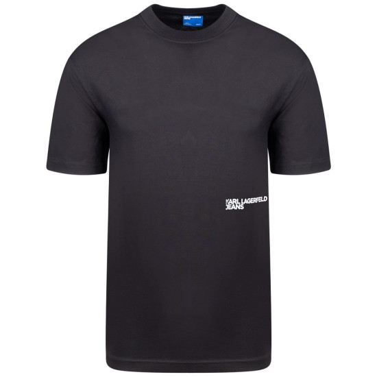 Karl Lagerfeld Μαύρο T-shirt C Neck - A2M17049