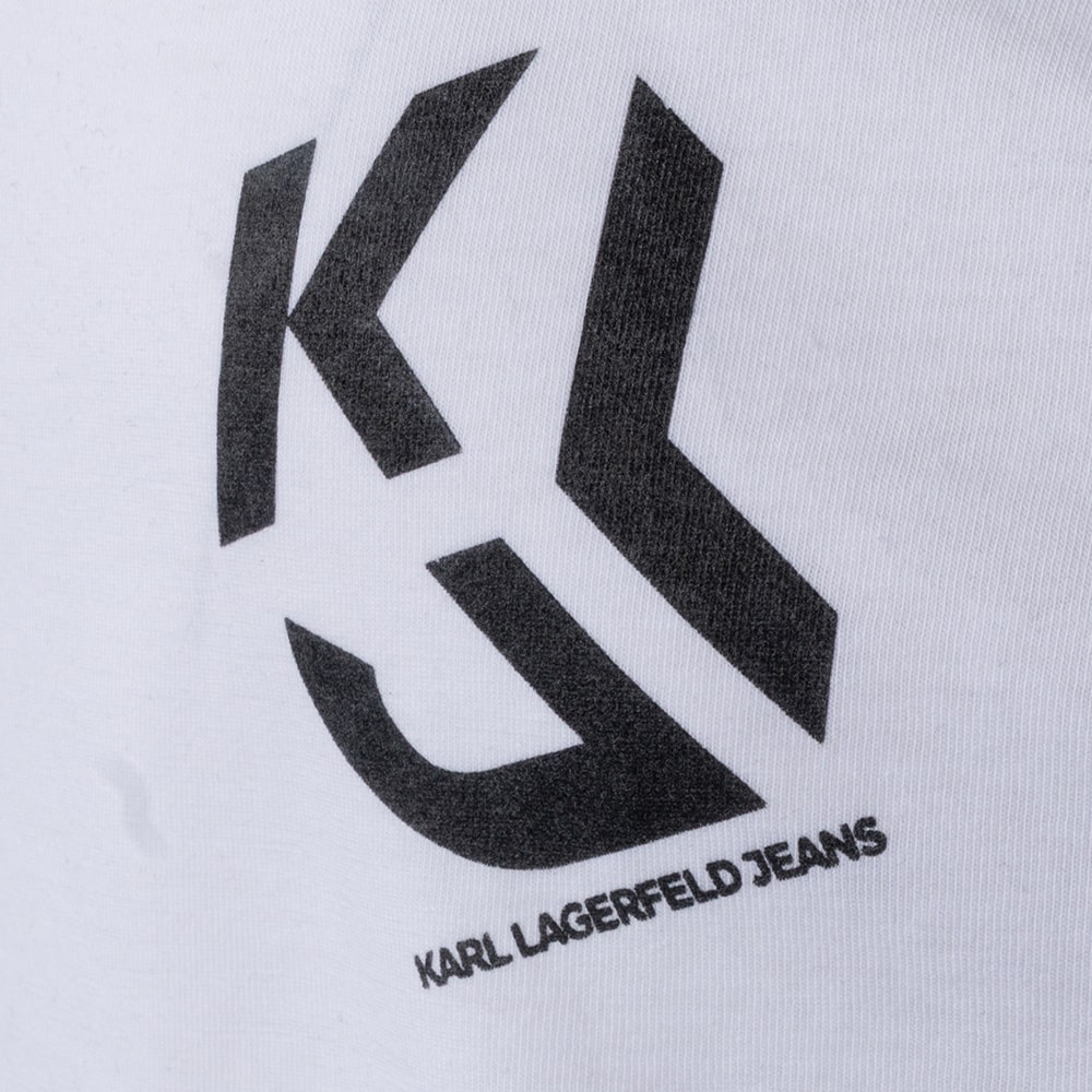 Karl Lagerfeld Λευκό T-shirt C Neck - A2M17072