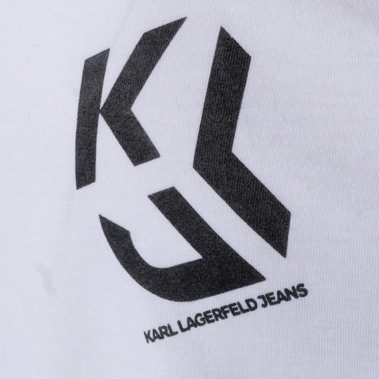 Karl Lagerfeld Λευκό T-shirt C Neck - A2M17072