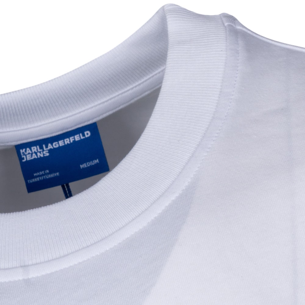 Karl Lagerfeld Λευκό T-shirt C Neck - A2M17072