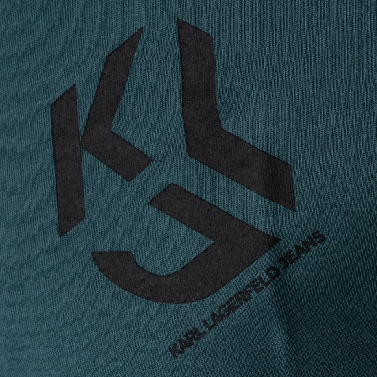Karl Lagerfeld Πράσινο T-shirt C Neck - A2M17072