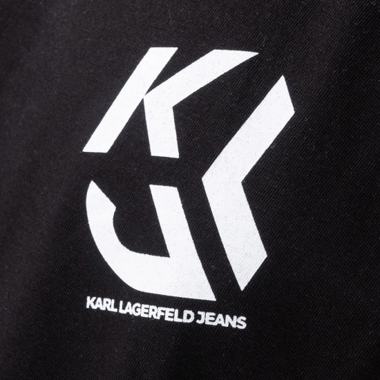 Karl Lagerfeld Μαύρο T-shirt C Neck - A2M17072