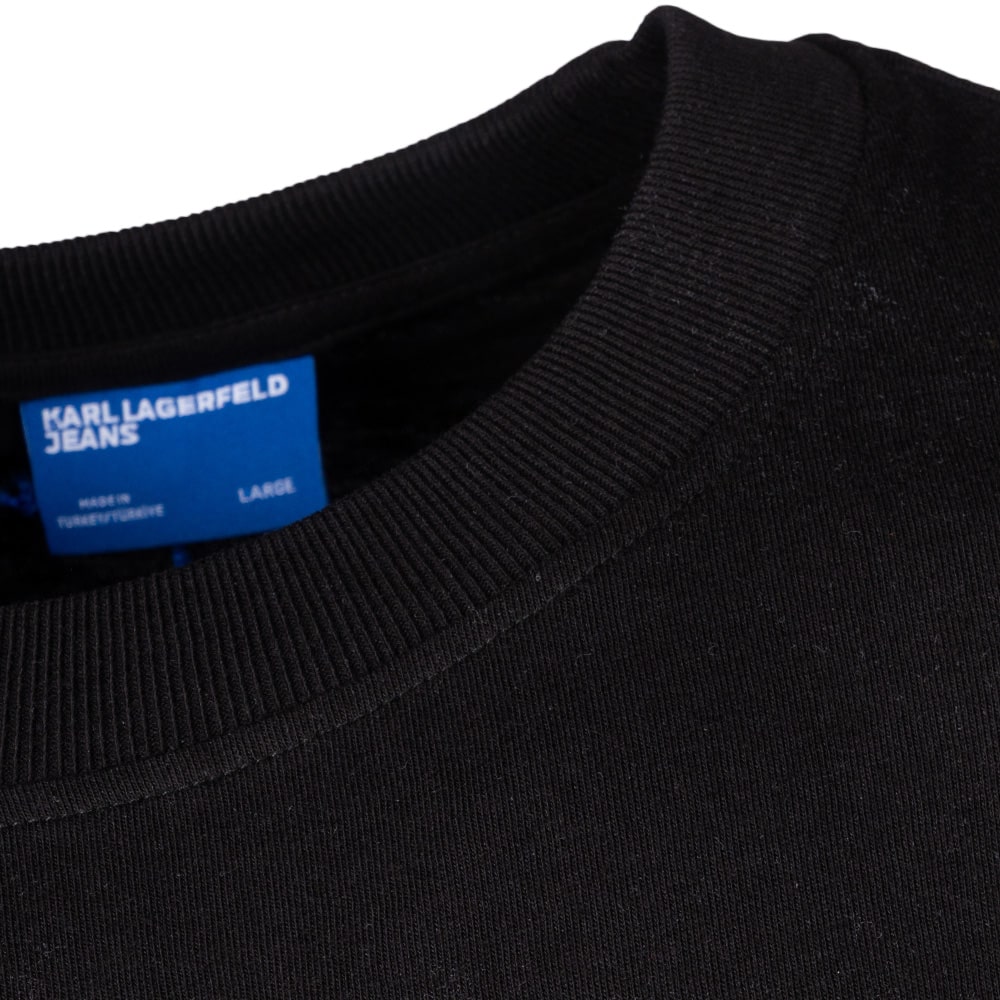Karl Lagerfeld Μαύρο T-shirt C Neck - A2M17072