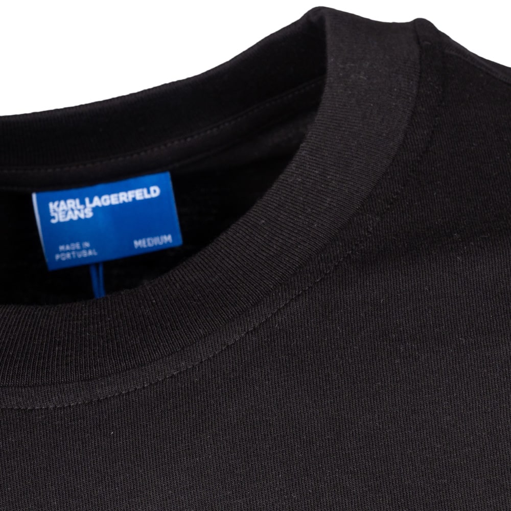 Karl Lagerfeld Μαύρο T-shirt C Neck - A2M17073