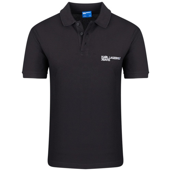 Karl Lagerfeld Μαύρο Κοντομάνικο polo - A2M17094
