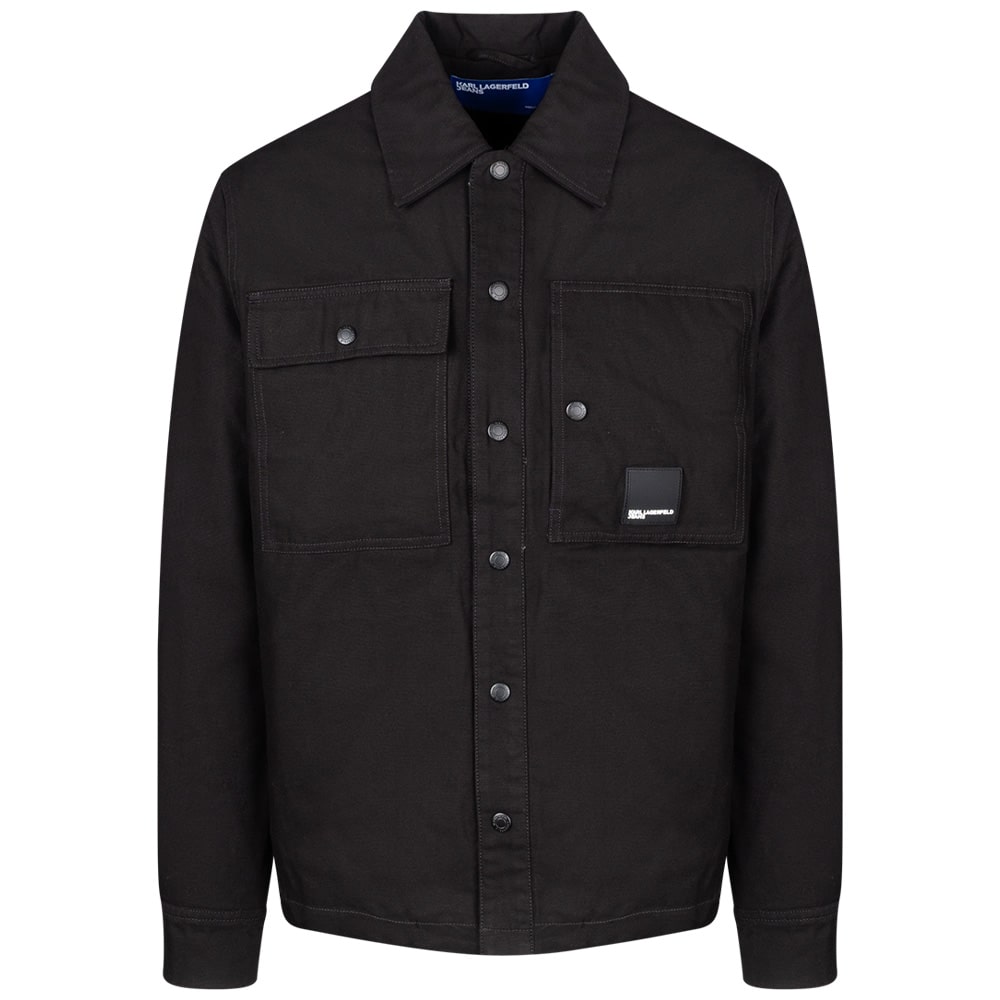 Karl Lagerfeld Μαύρο Πουκάμισο Overshirt - A3M14059