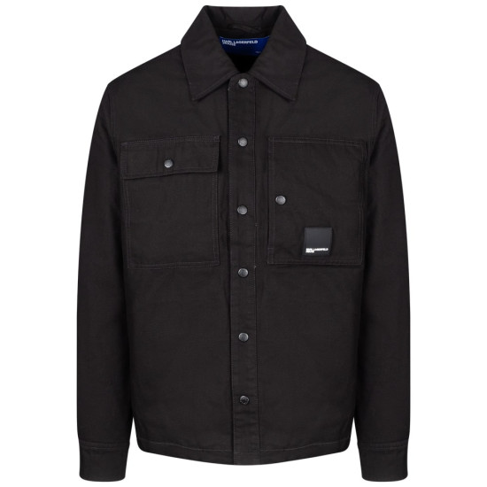 Karl Lagerfeld Μαύρο Πουκάμισο Overshirt - A3M14059