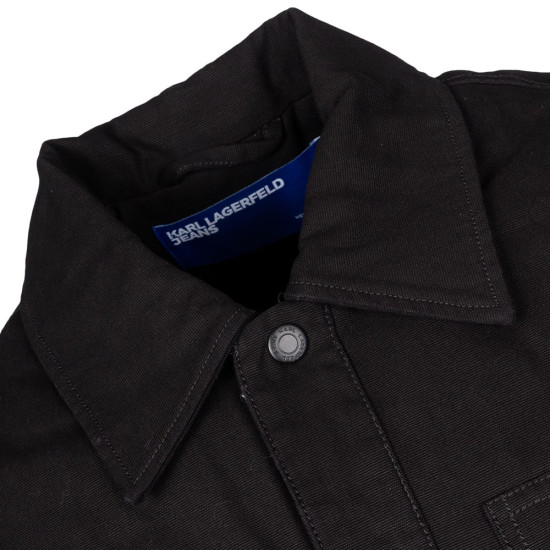 Karl Lagerfeld Μαύρο Πουκάμισο Overshirt - A3M14059