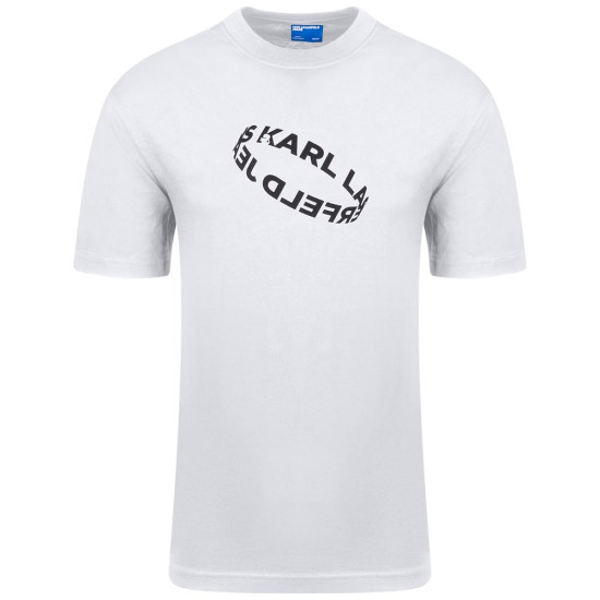Karl Lagerfeld Λευκό T-shirt C Neck - A3M17037