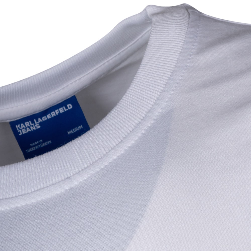 Karl Lagerfeld Λευκό T-shirt C Neck - A3M17037