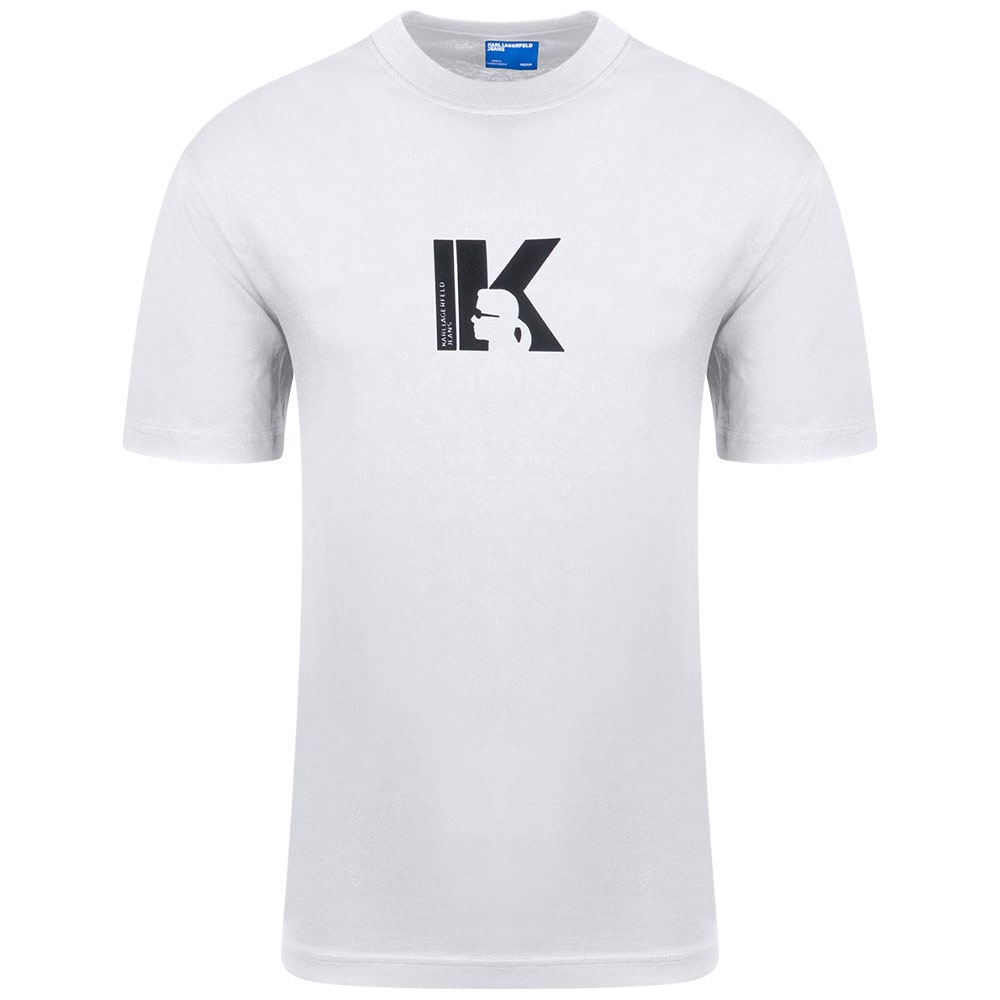 Karl Lagerfeld Λευκό T-shirt C Neck - A3M17057
