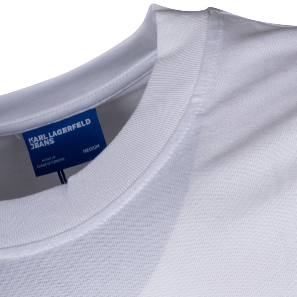 Karl Lagerfeld Λευκό T-shirt C Neck - A3M17057
