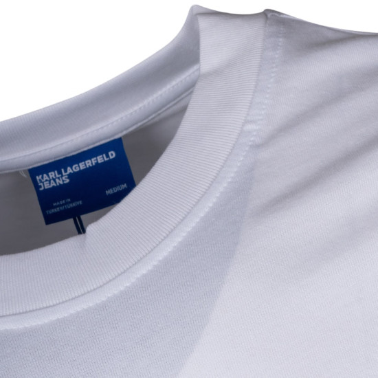Karl Lagerfeld Λευκό T-shirt C Neck - A3M17057