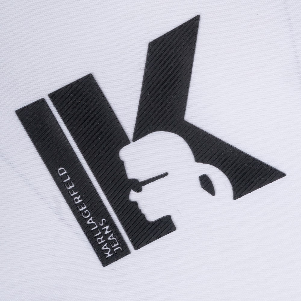 Karl Lagerfeld Λευκό T-shirt C Neck - A3M17057