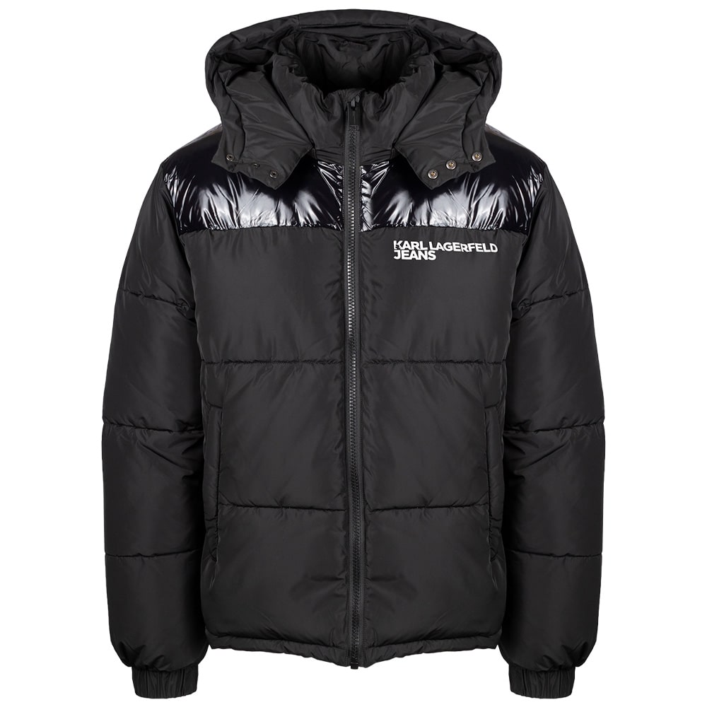 Karl Lagerfeld Μαύρο Puffer Jacket - A4M15031