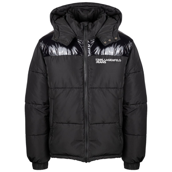 Karl Lagerfeld Μαύρο Puffer Jacket - A4M15031