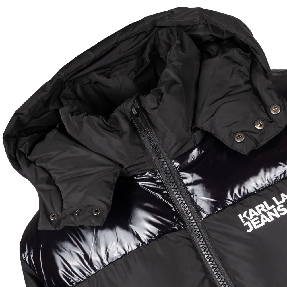 Karl Lagerfeld Μαύρο Puffer Jacket - A4M15031