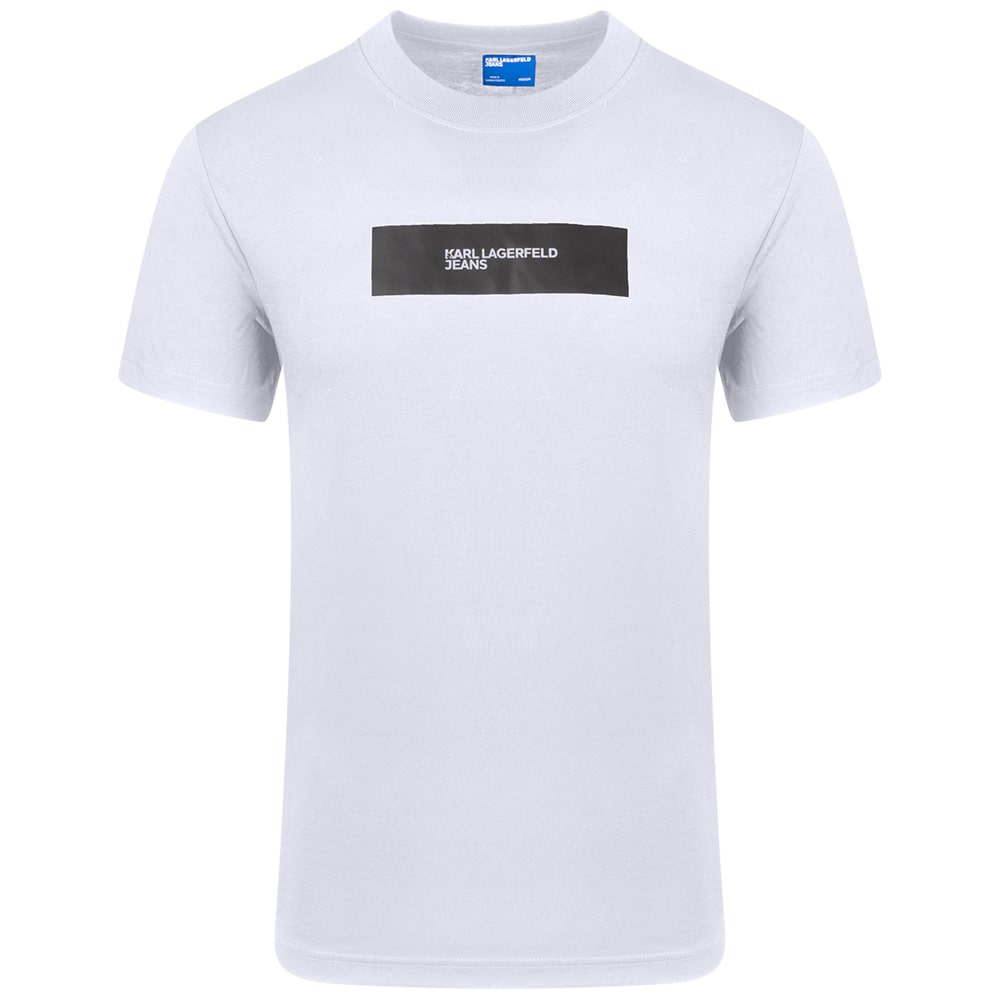 Karl Lagerfeld Λευκό T-shirt C Neck- A4M17019