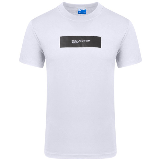 Karl Lagerfeld Λευκό T-shirt C Neck- A4M17019
