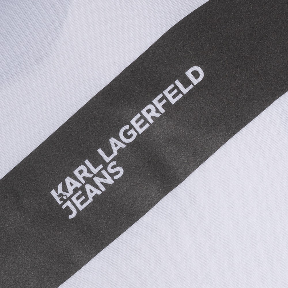 Karl Lagerfeld Λευκό T-shirt C Neck- A4M17019