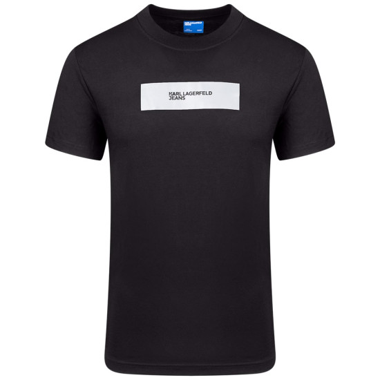 Karl Lagerfeld Μαύρο T-shirt C Neck - A4M17019