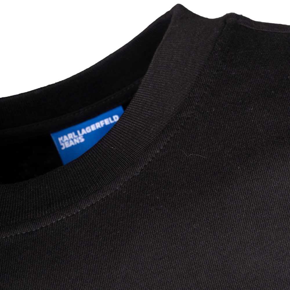 Karl Lagerfeld Μαύρο T-shirt C Neck - A4M17019