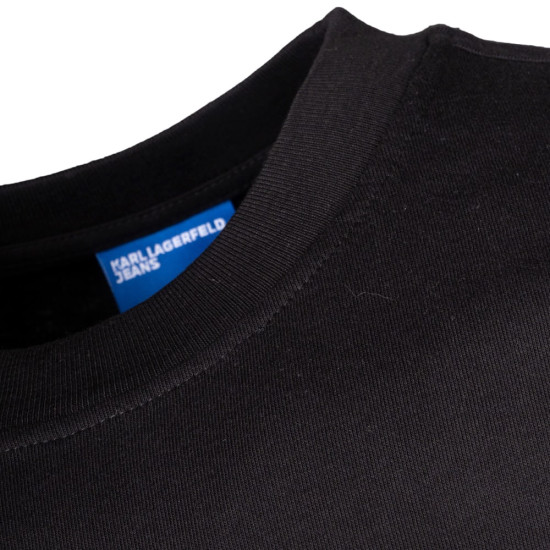 Karl Lagerfeld Μαύρο T-shirt C Neck - A4M17019