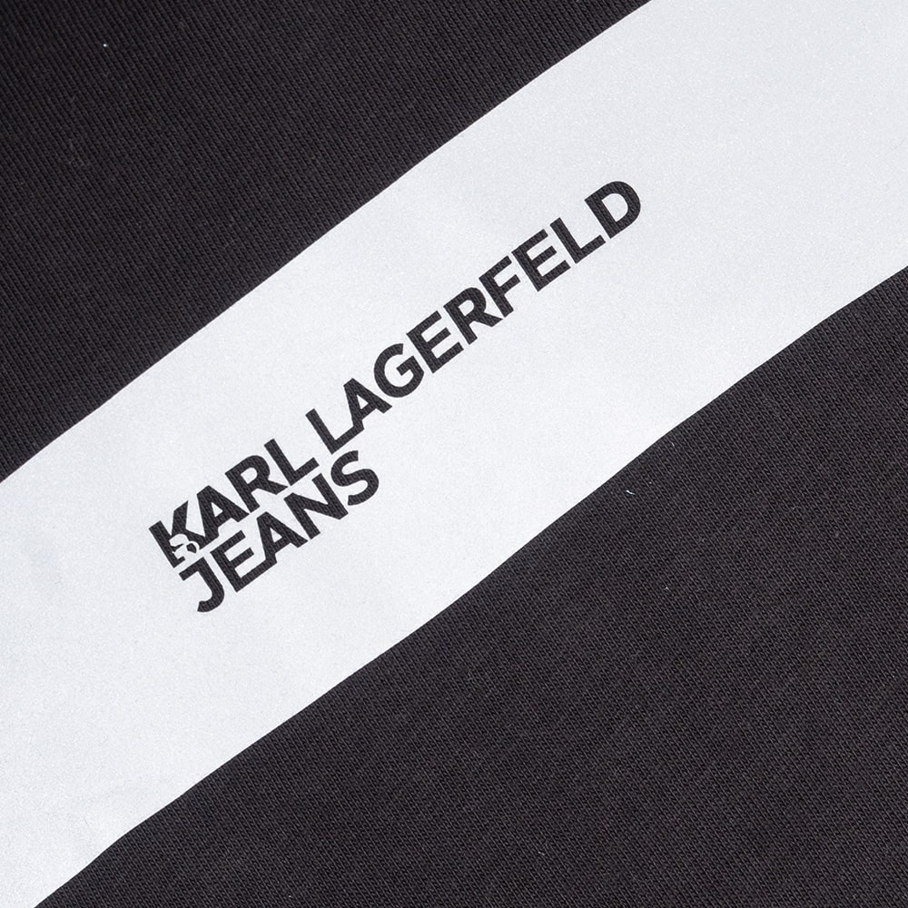 Karl Lagerfeld Μαύρο T-shirt C Neck - A4M17019