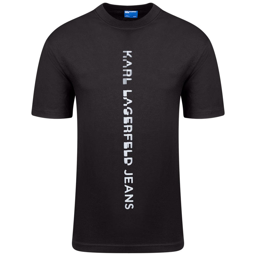 Karl Lagerfeld Μαύρο T-shirt C Neck - A4M17021