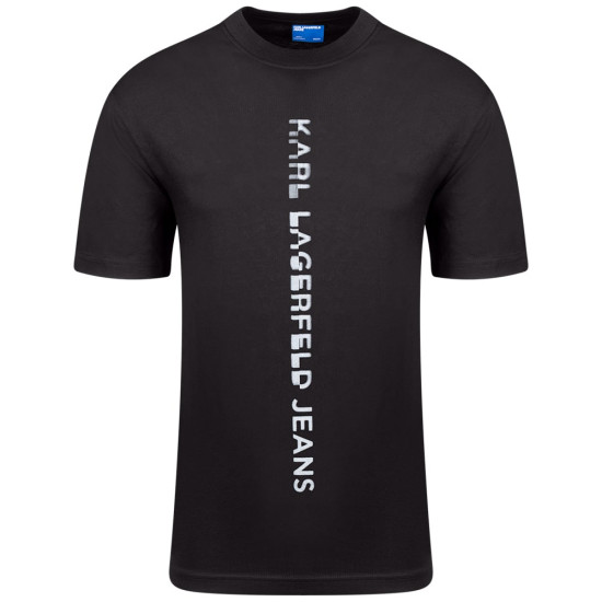 Karl Lagerfeld Μαύρο T-shirt C Neck - A4M17021