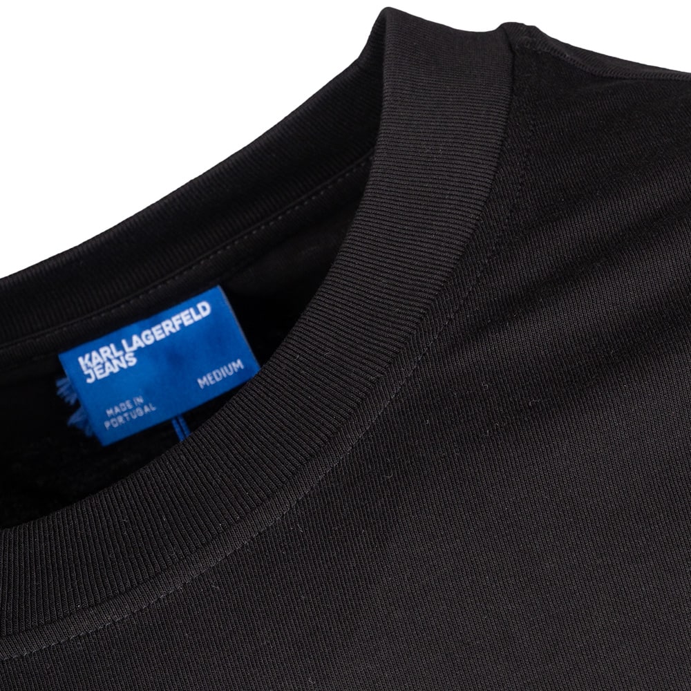Karl Lagerfeld Μαύρο T-shirt C Neck - A4M17021