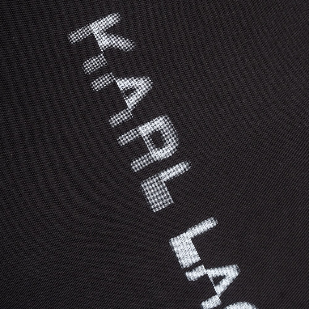 Karl Lagerfeld Μαύρο T-shirt C Neck - A4M17021