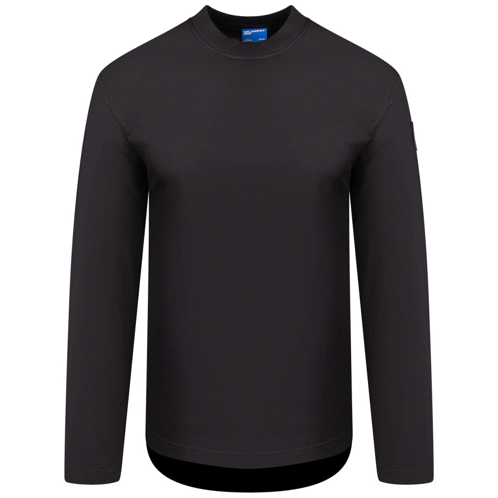 Karl Lagerfeld Μαύρο Μπλούζα C Neck - A4M17085