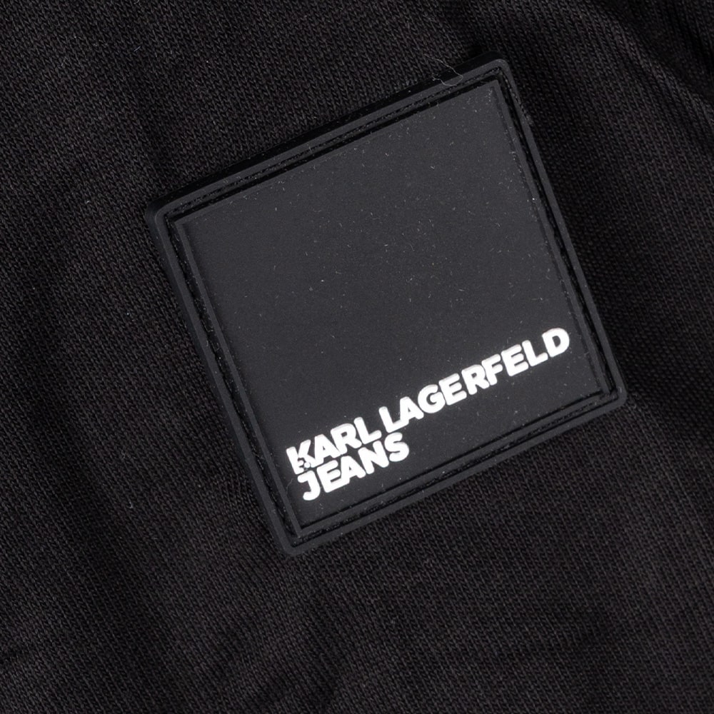 Karl Lagerfeld Μαύρο Μπλούζα C Neck - A4M17085