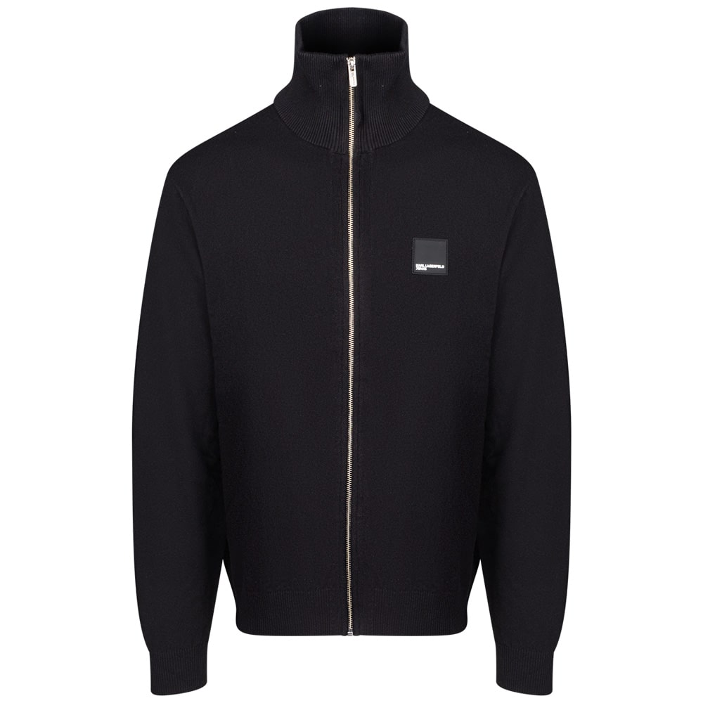 Karl Lagerfeld Μαύρη Ζακέτα High Neck - A4M18031