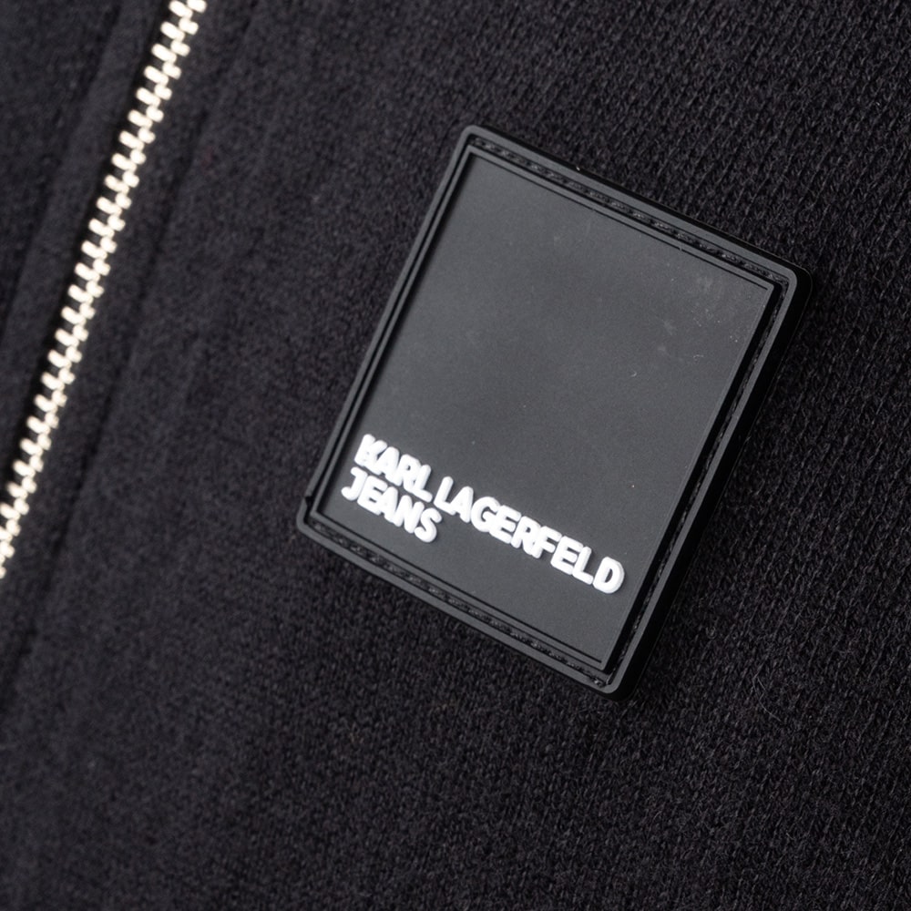 Karl Lagerfeld Μαύρη Ζακέτα High Neck - A4M18031