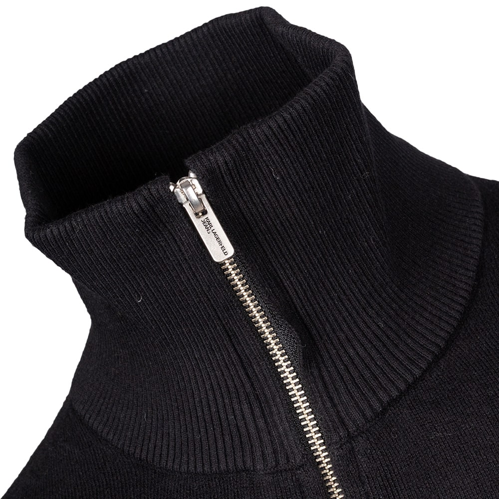 Karl Lagerfeld Μαύρη Ζακέτα High Neck - A4M18031