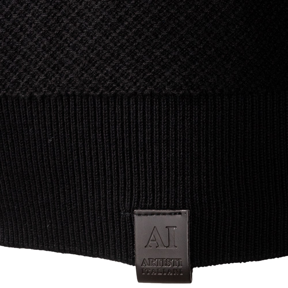 Artisti Italiani Μαύρο Πουλόβερ C Neck - AI27430