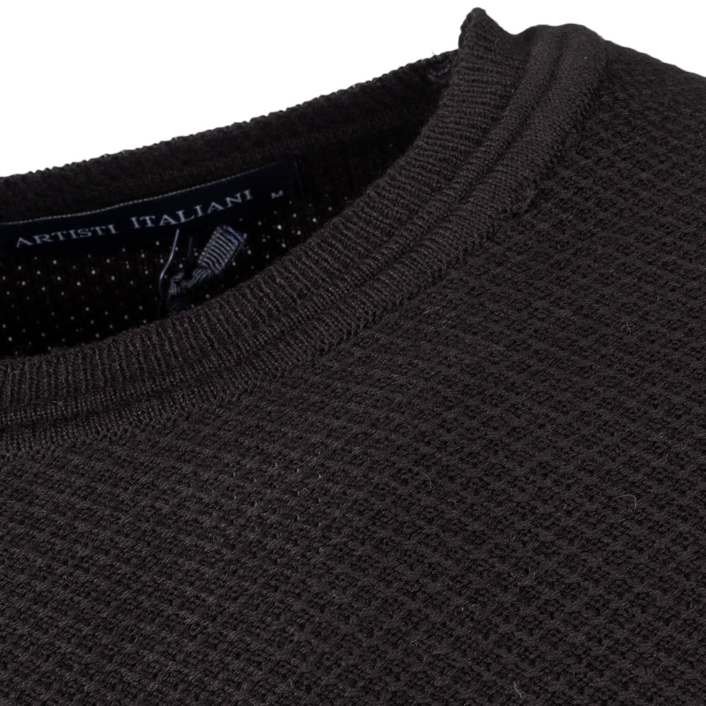 Artisti Italiani Μαύρο Πουλόβερ C Neck - AI27430