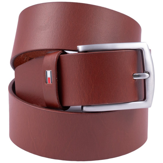 Tommy Hilfiger Μπεζ Ζώνη 100% Leather - AM0AM08360