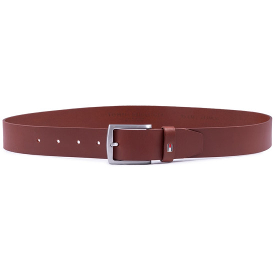 Tommy Hilfiger Μπεζ Ζώνη 100% Leather - AM0AM08360
